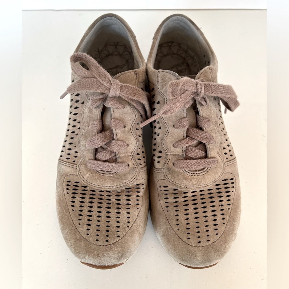 Dansko Women's Charlie Perforated Leather Sneaker Walnut Suede, Size 8 / 39 - Picture 5 of 12